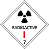 ADR / IMDG-kod – dekal – Klass 7A, Radioaktiva ämnen