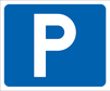 Parkeringsmärke, lackerad
