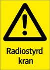 Radiostyrd kran