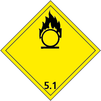 ADR-kod – dekal – Klass 5.1, Oxidationsmedel