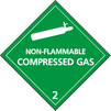 IMDG-kod – dekal – Klass 2.2, Ej brandfarliga gaser G/V