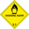 IMDG-kod – dekal – Klass 5.1, Oxidationsmedel
