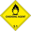 IMDG-kod – dekal – Klass 5.1, Oxidationsmedel