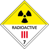 ADR / IMDG-kod – dekal – Klass 7C, Radioaktiva ämnen