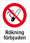 Rökning förbjuden (Förp 10 st)
