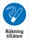 Rökning tillåten