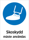 Skoskydd måste användas