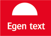 Brandhjälmsymbol med egen text