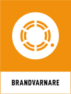 Fraktionsskylt, BRANDVARNARE, Bright Red Orange