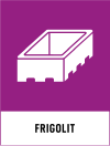 Fraktionsskylt, FRIGOLIT, Signal Violet