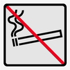 Symbolskylt, Rökning förbjuden