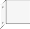 Flaggskyltstomme, naodiserad aluminium