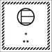 Godshanteringssymbol, enl 180/SS 75011 – Reducerad mängd Svart